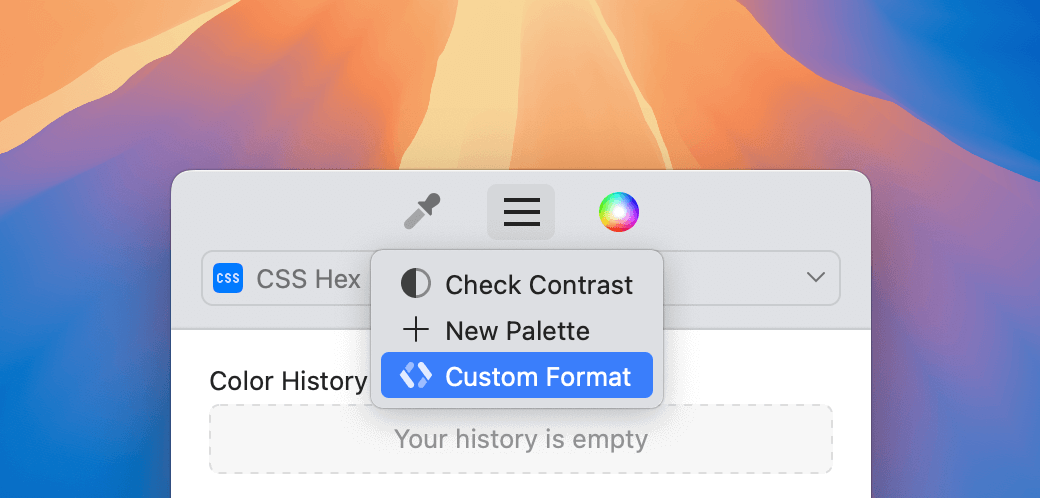 custom-formats-menu