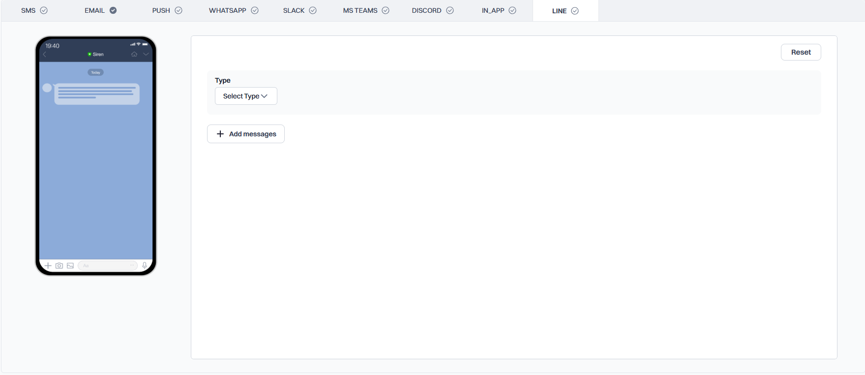LINE Template