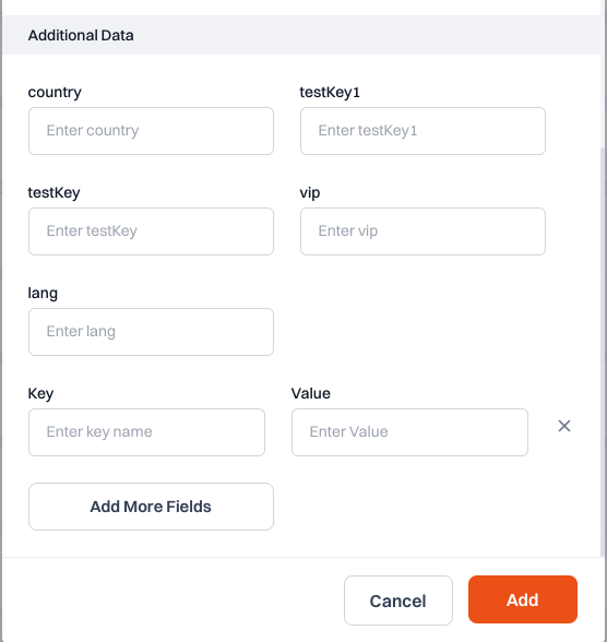 Additional User Details
