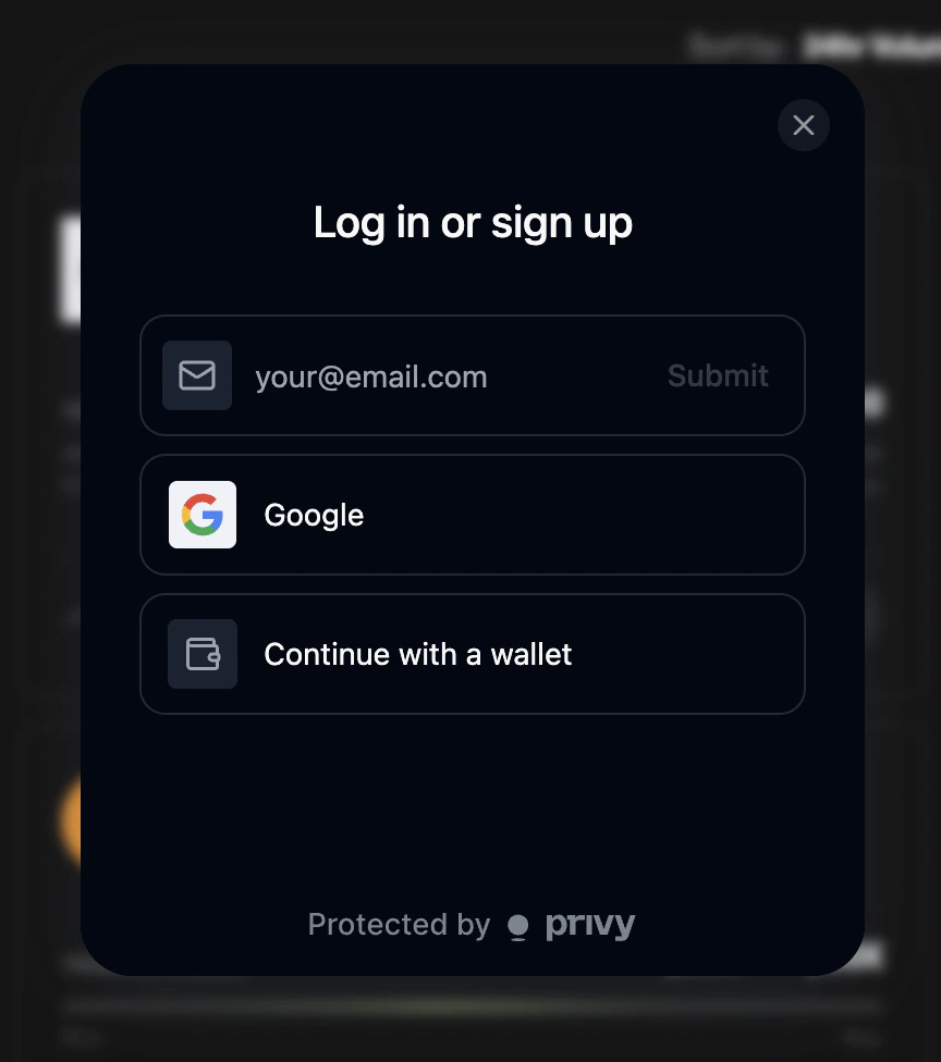 Connect wallet with Google Login