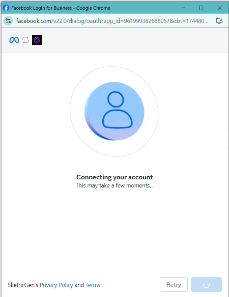 Screenshot showing WhatsApp Business App integration completion interface