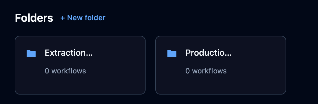 Agent folders