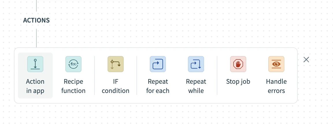 Add Skyvern action to Workato recipe