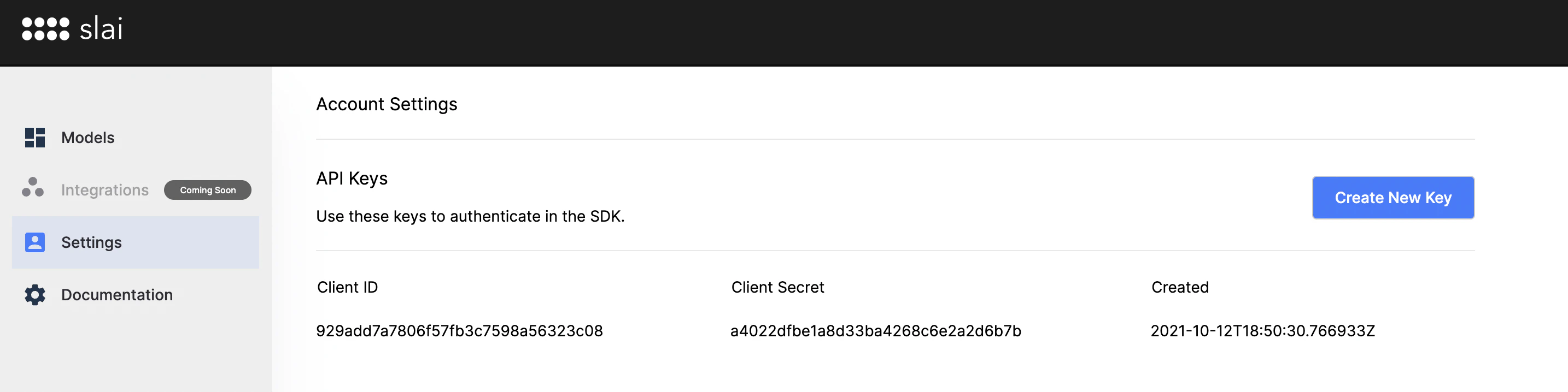 Configure API Keys