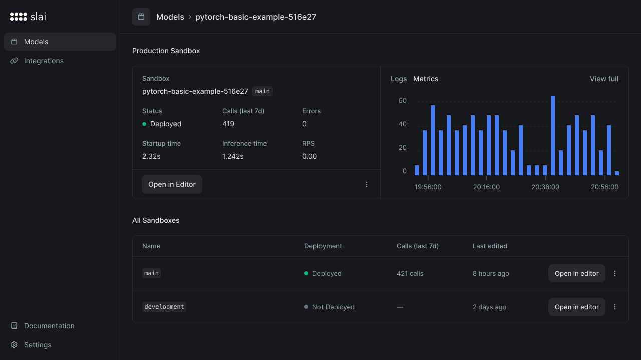Monitor the deployment