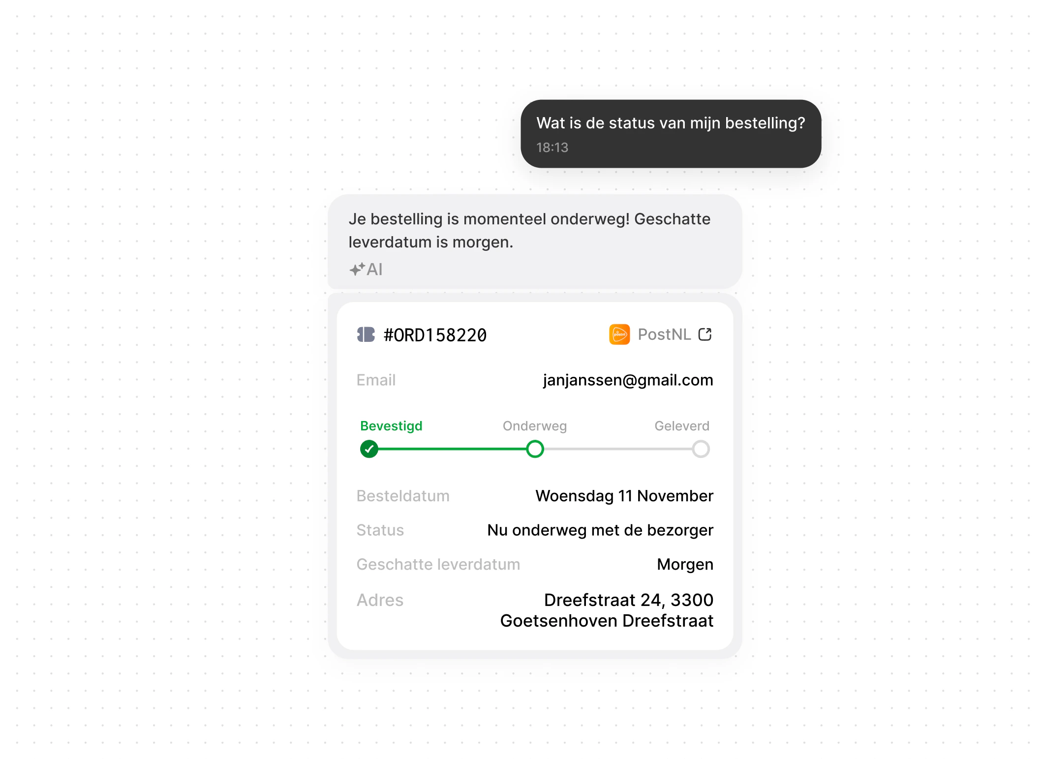 Beschikbare order status koppelingen