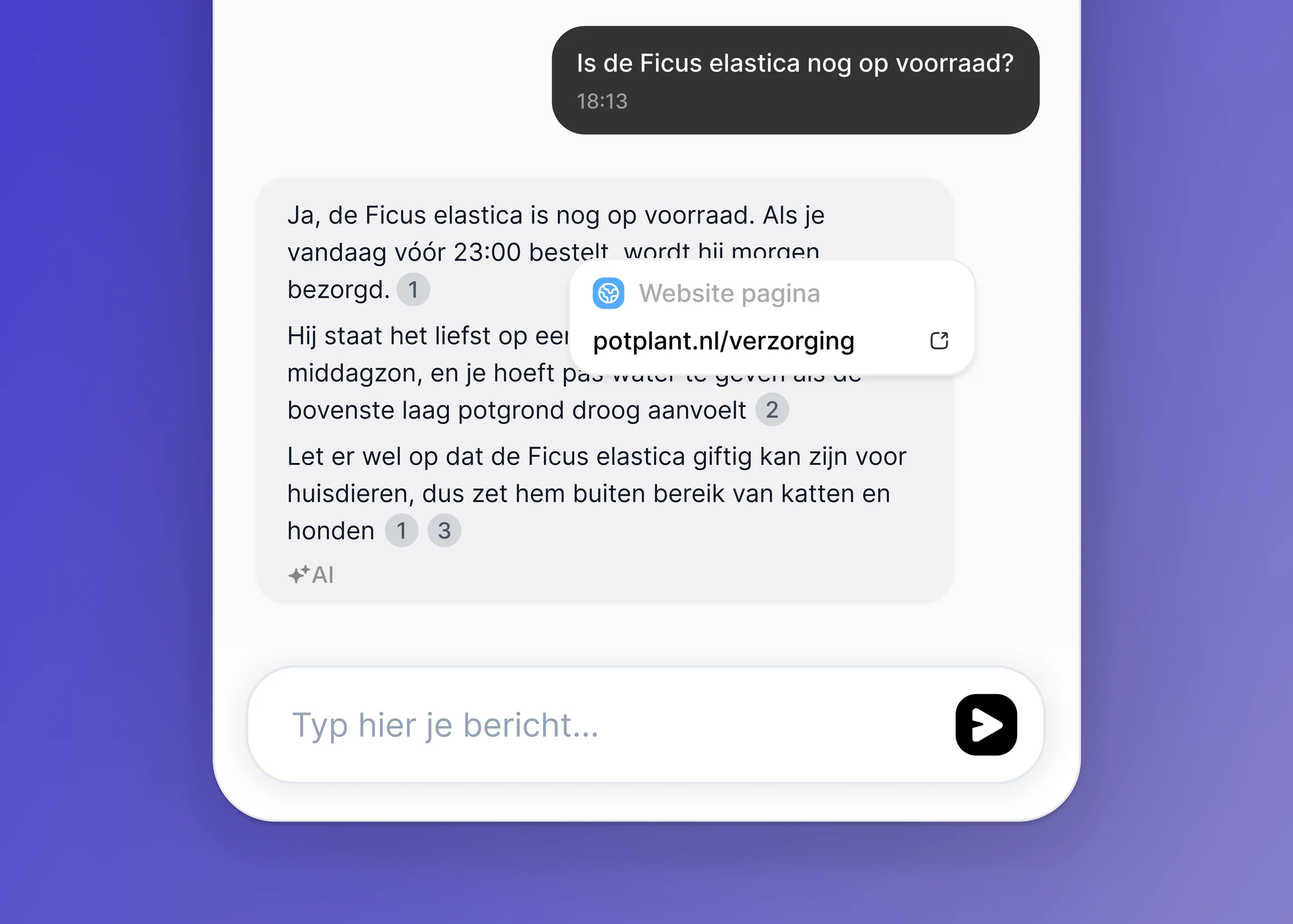 Vernieuwde in-line bronvermeldingen
