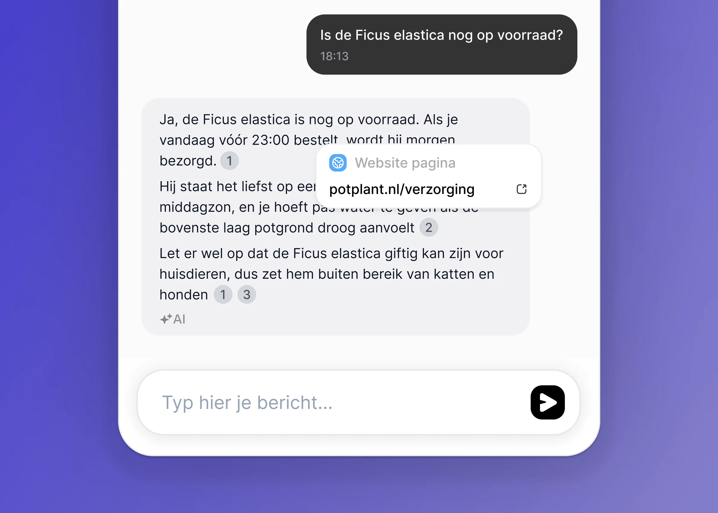 Vernieuwde in-line bronvermeldingen