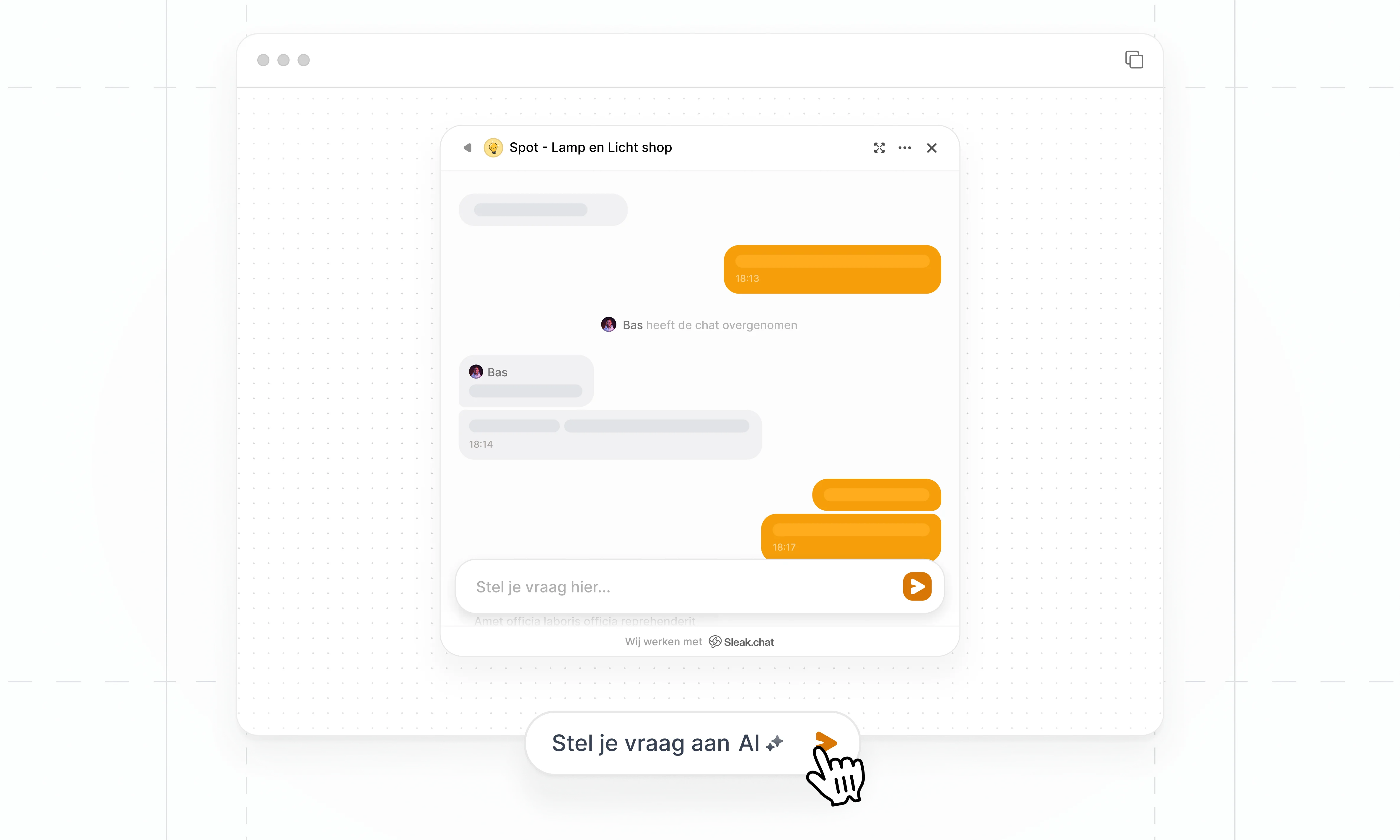 Spotlight widget weergave