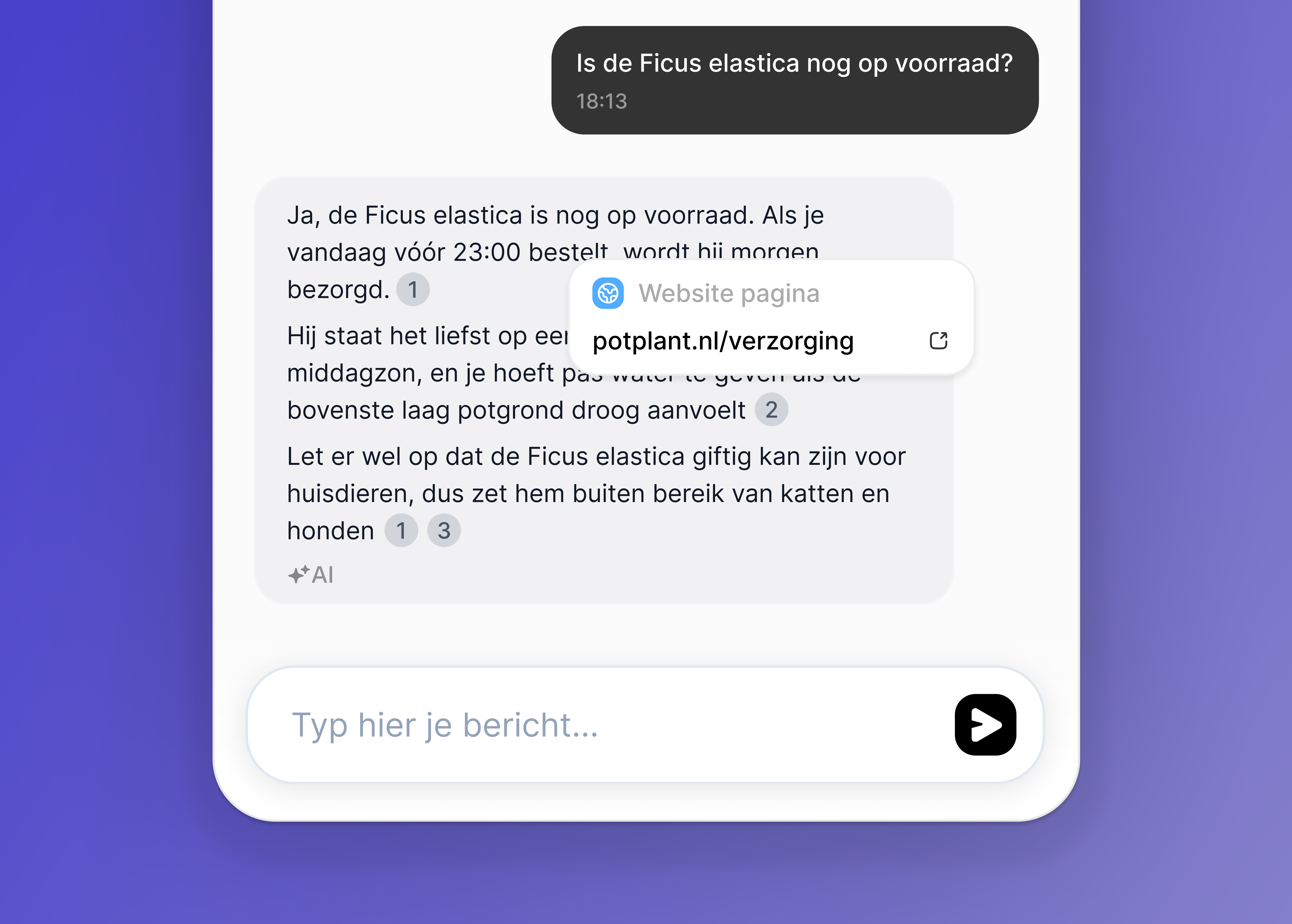 Vernieuwde in-line bronvermeldingen