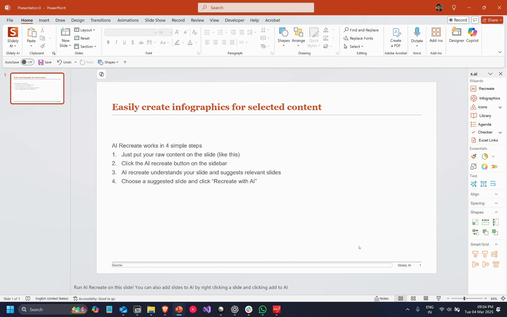 Open Infographics Wizard
