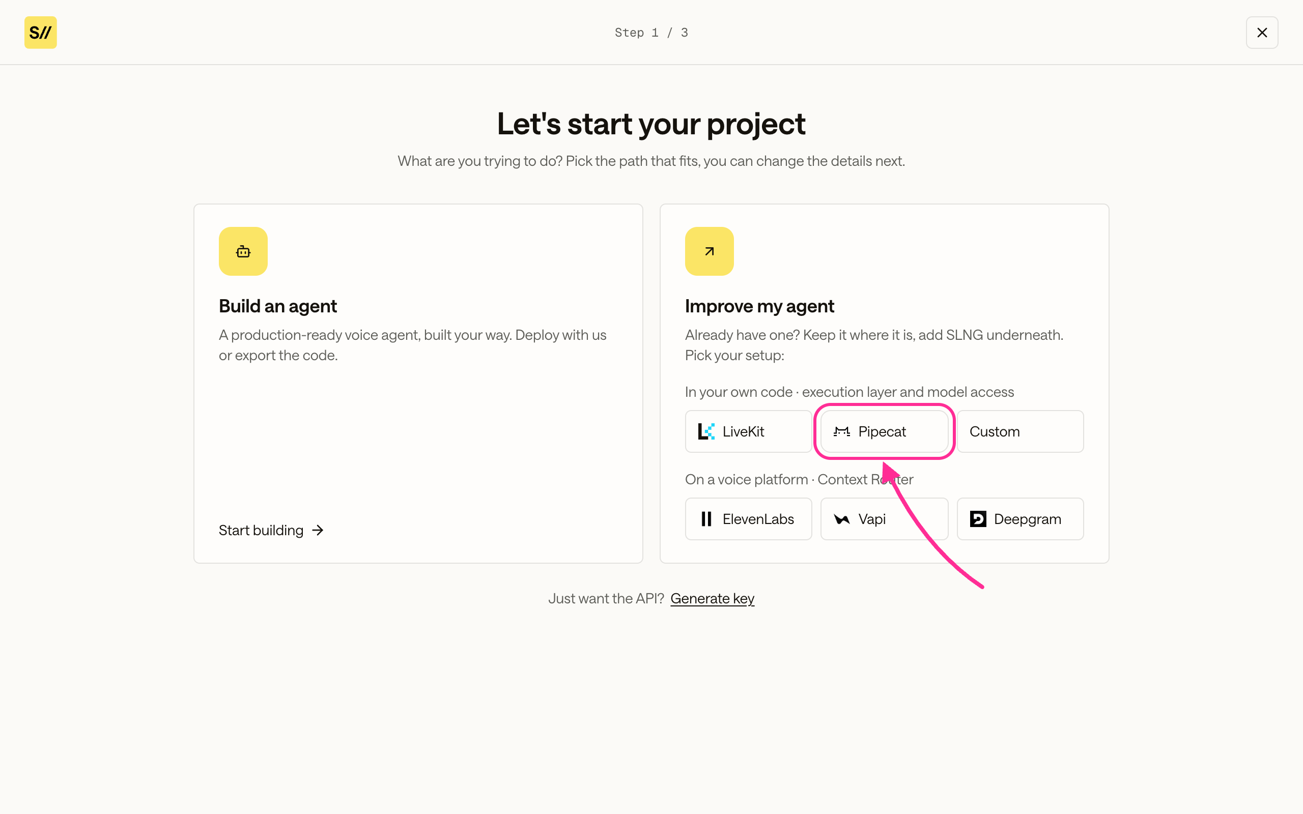 Improve my agent flow with Pipecat highlighted
