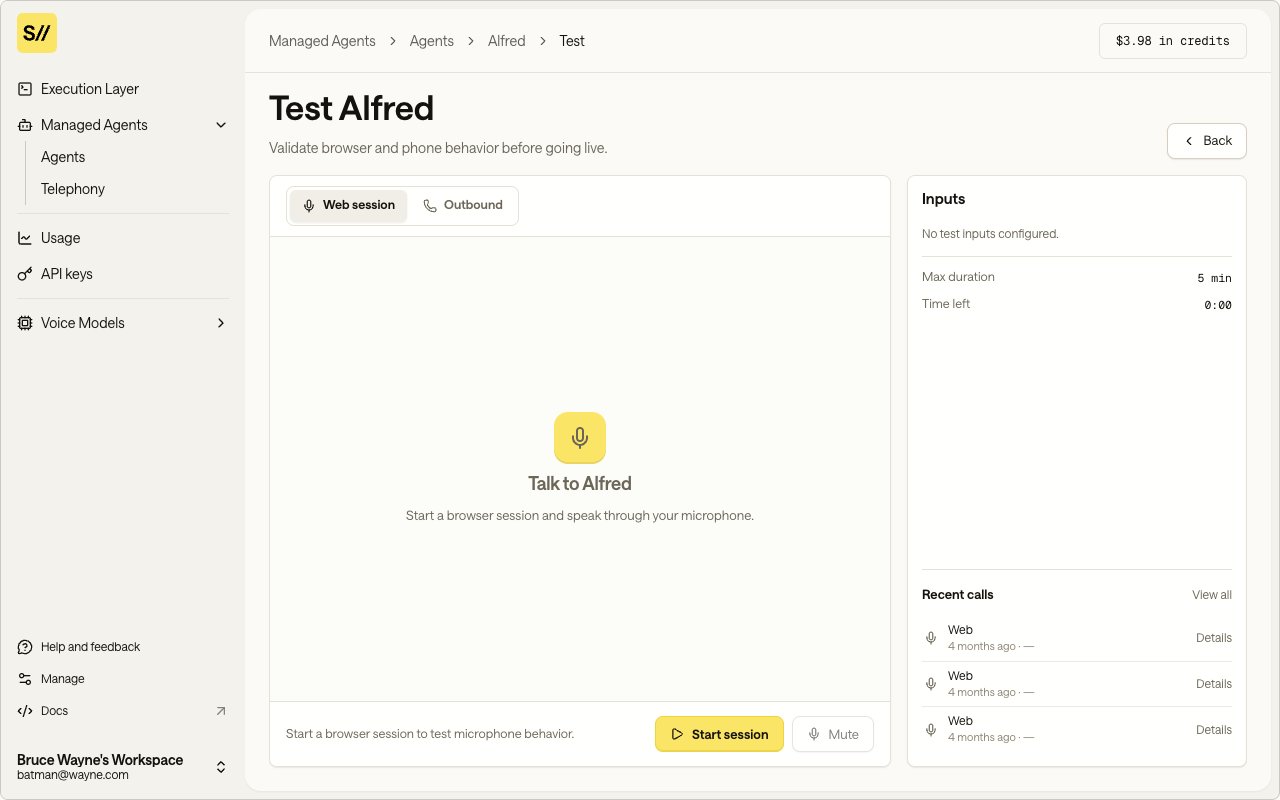 Agent Infra built-in test page