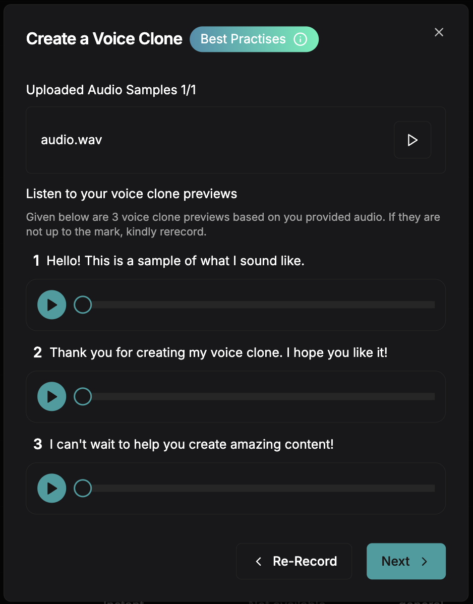 Testing Examples