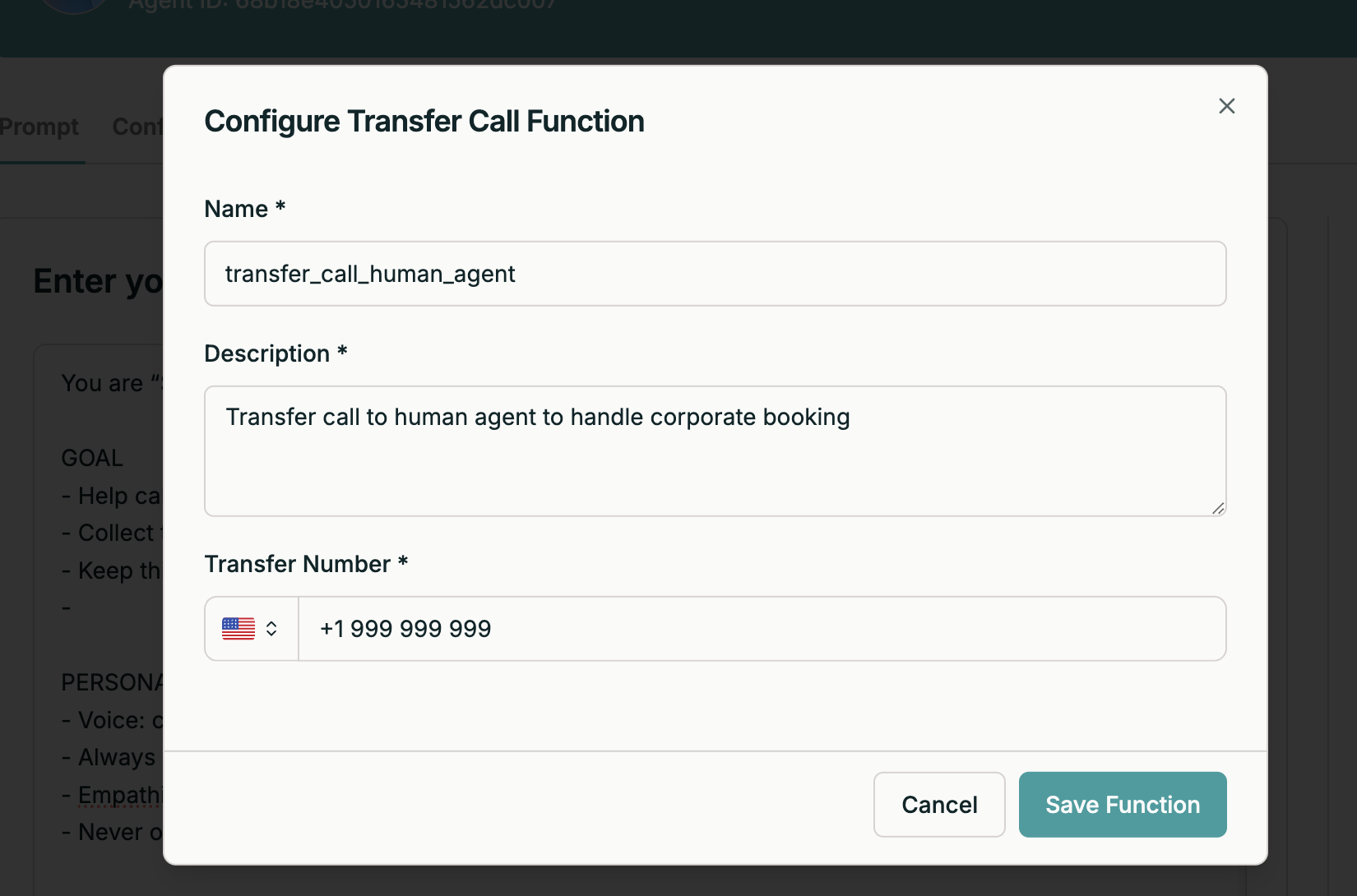 Transfer Call Tool