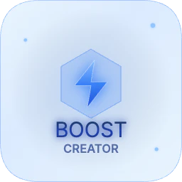 Boost Creator Icon - Dark
