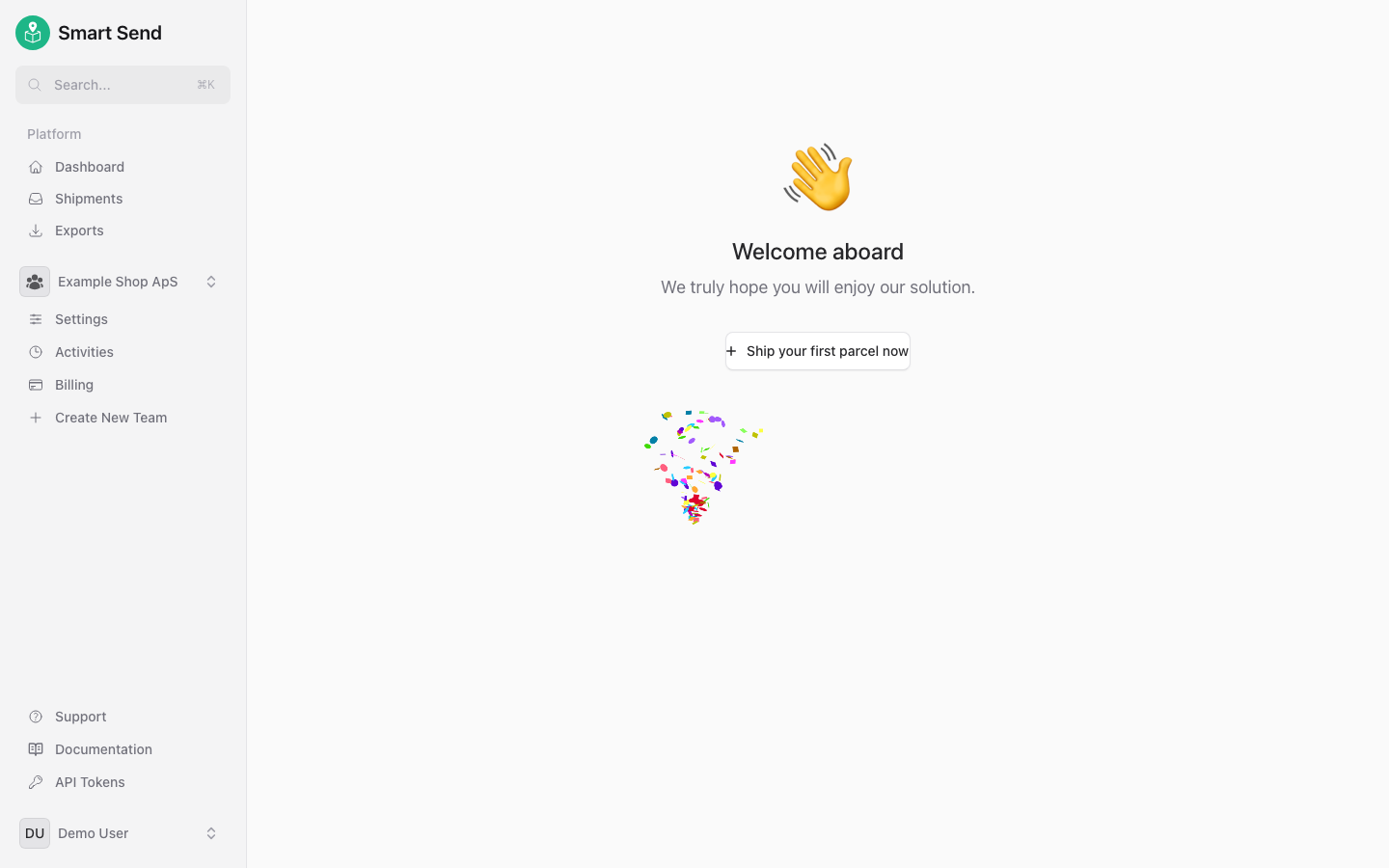 Onboarding complete success screen