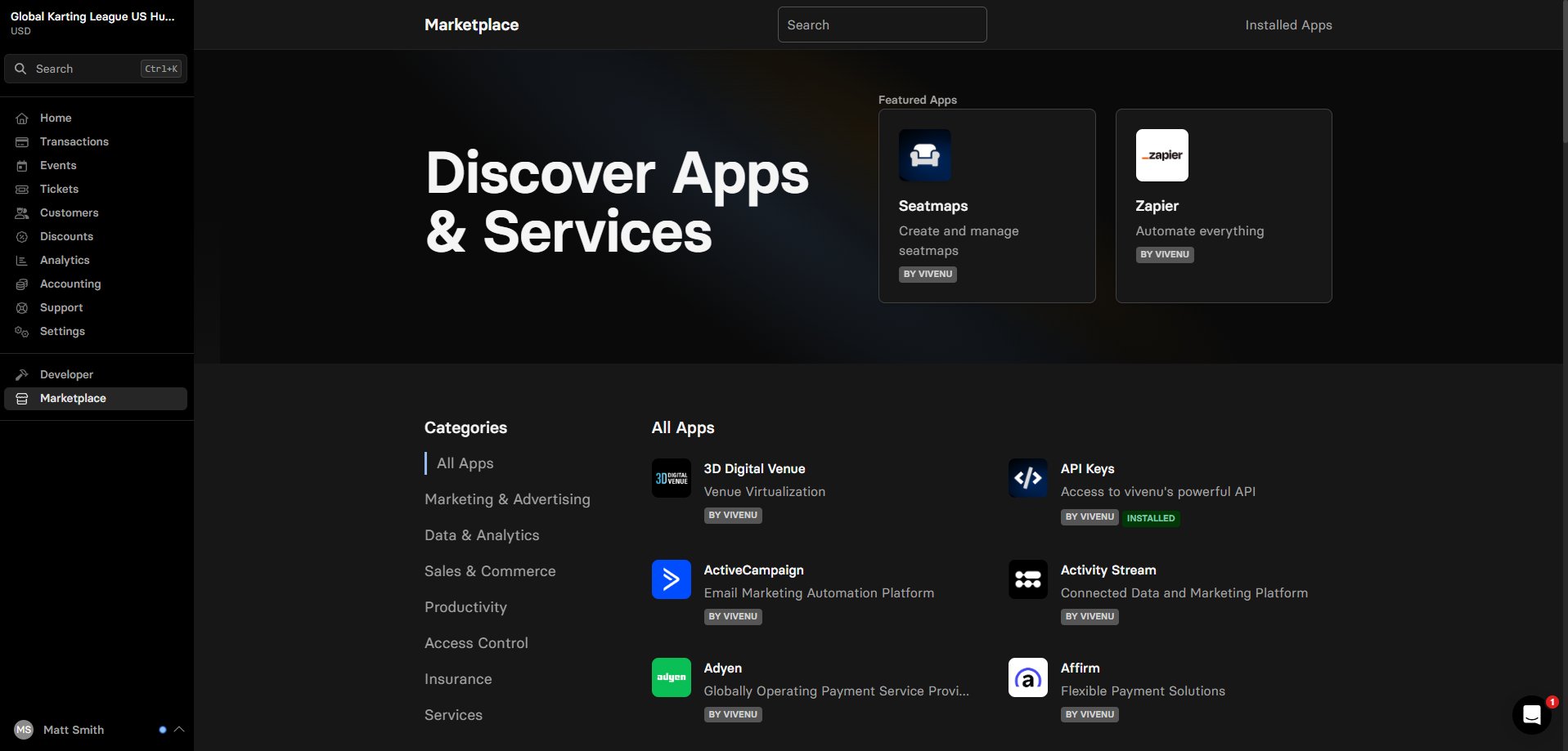 Vivenu Marketplace