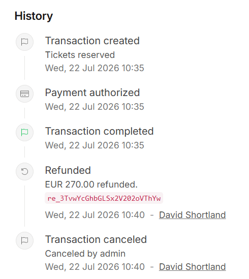 Transaction cancelled