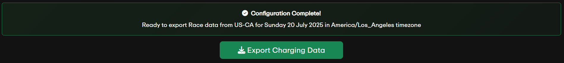 Export button