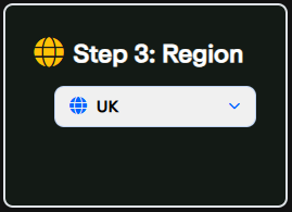 Select region