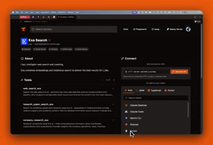 One-click Connect