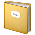 notebook with decorative cover 1f4d4