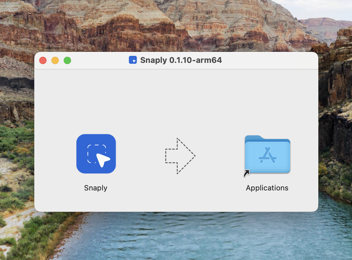 Drag to Applications