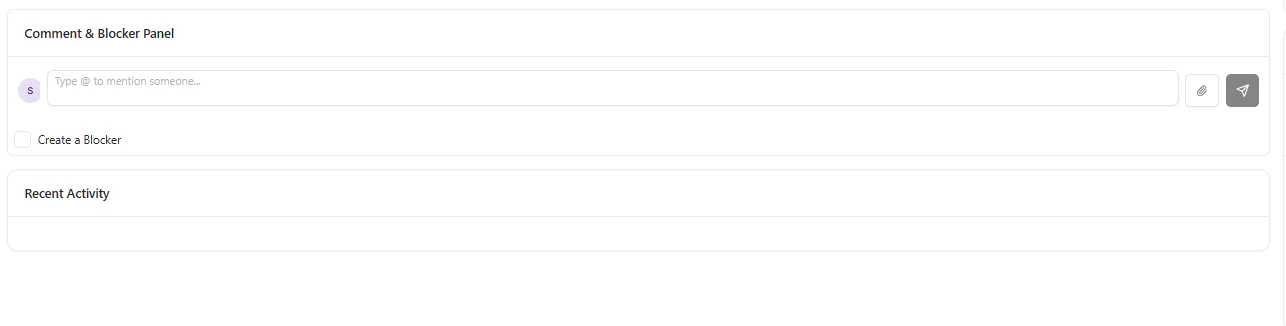 Comments Panel
