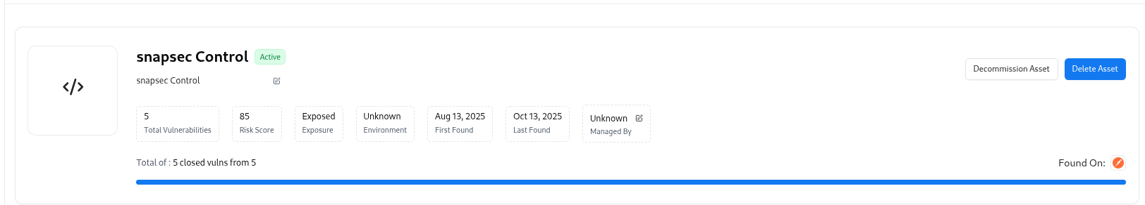 API Detailed View in AIM