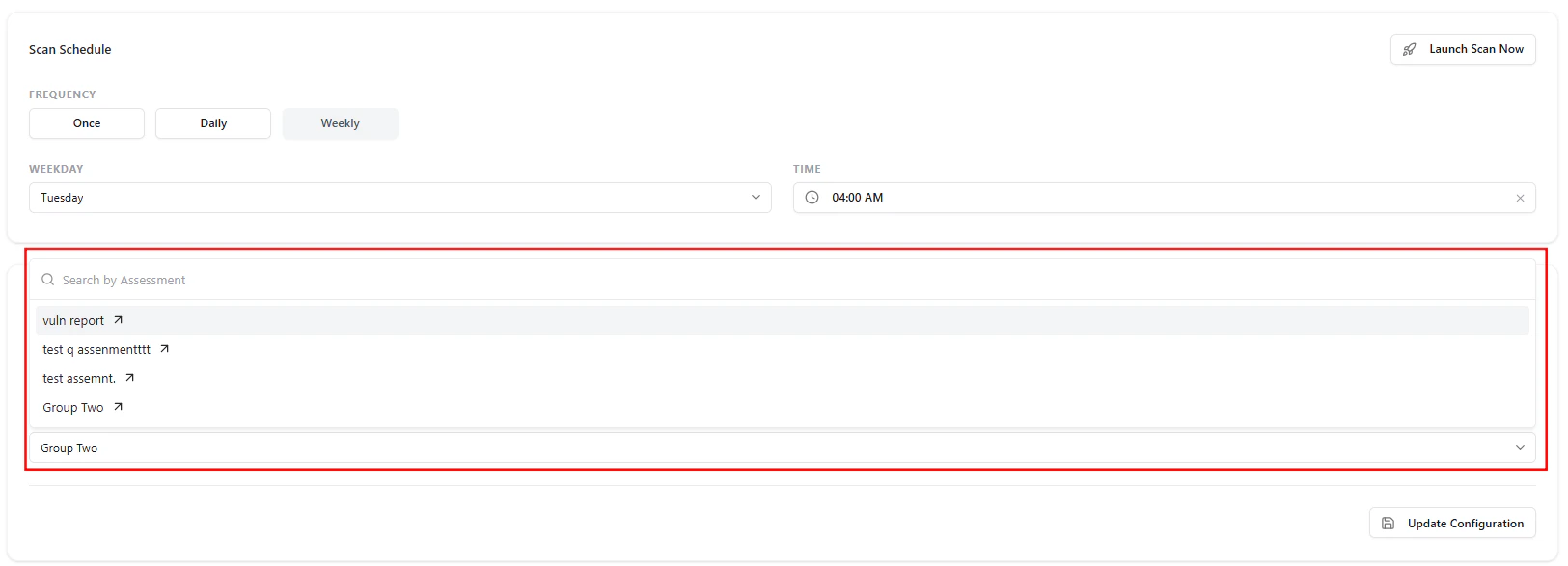 Vulnerability Sync Configuration