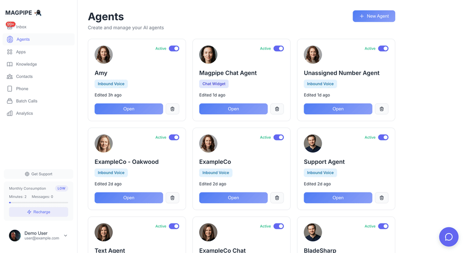 Creating a new agent