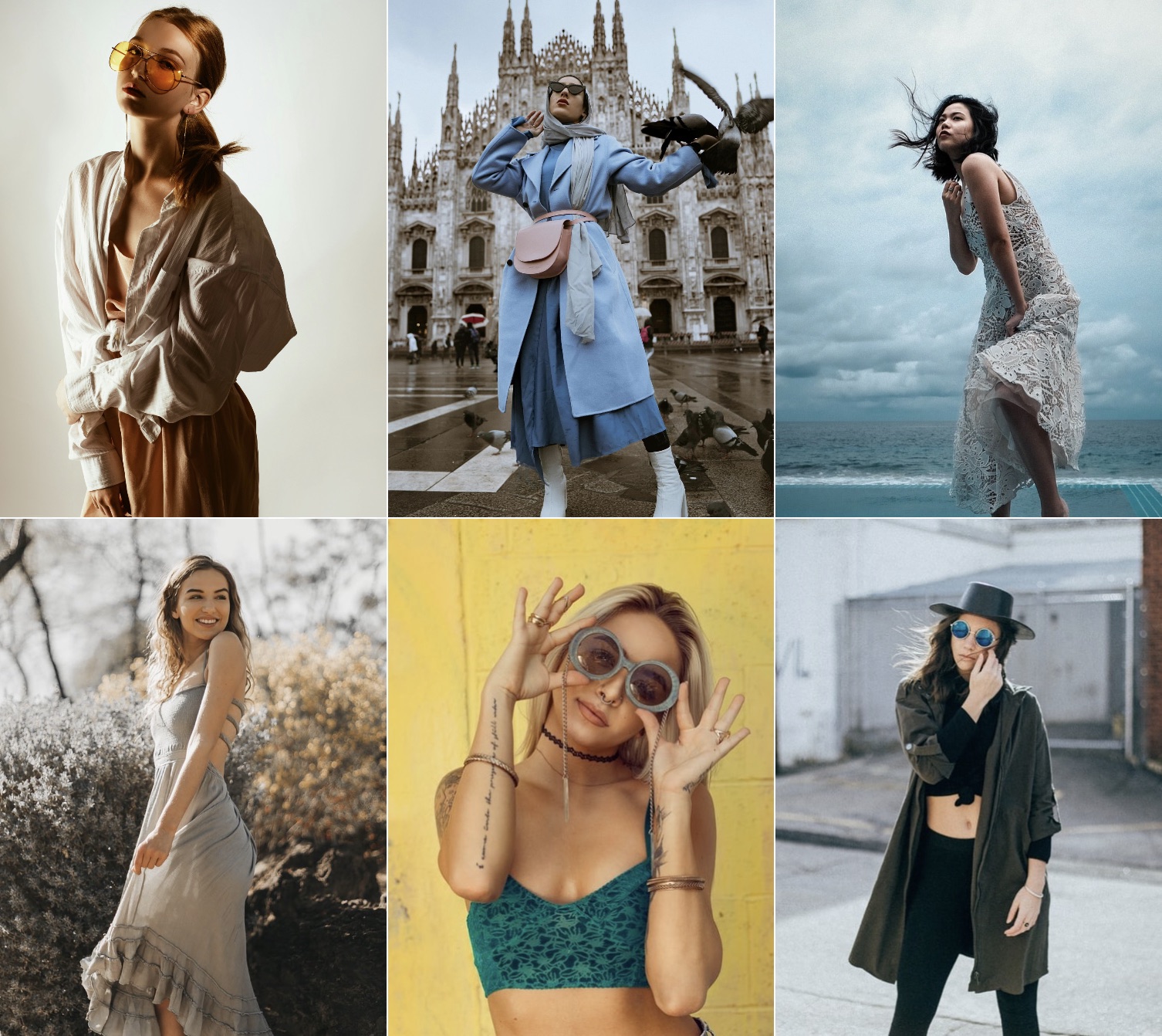 A grid widget with tall 3:4 photos