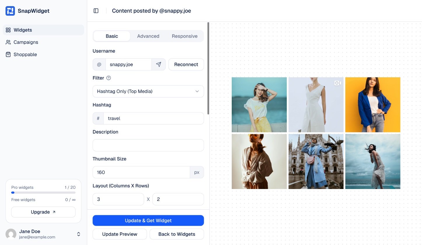 Filter set to Hashtag Only (Top Media) with the hashtag travel