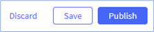 The Save and Publish buttons