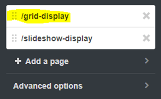 The Add a page option in the theme editor