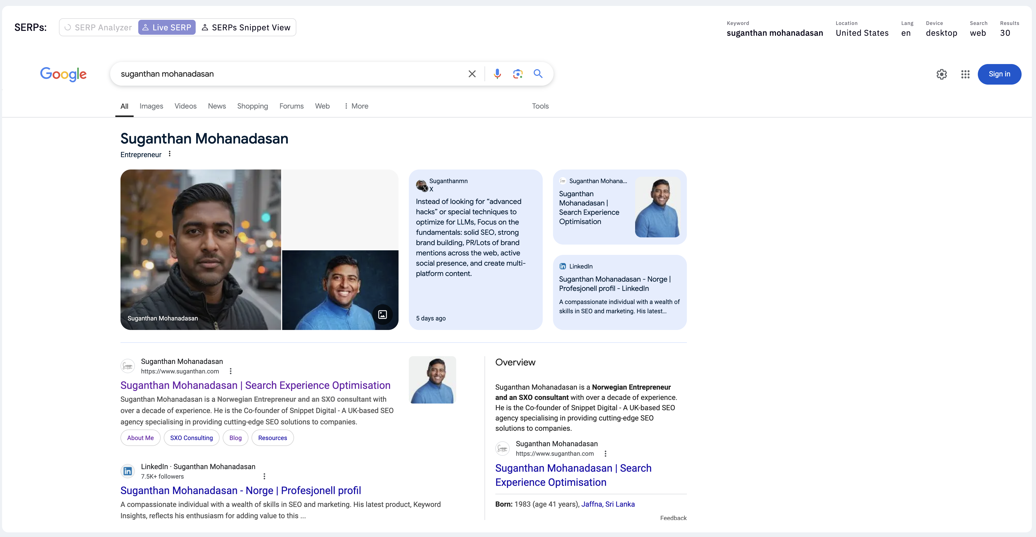 SERP Analyzer - Keyword Insights Documentation