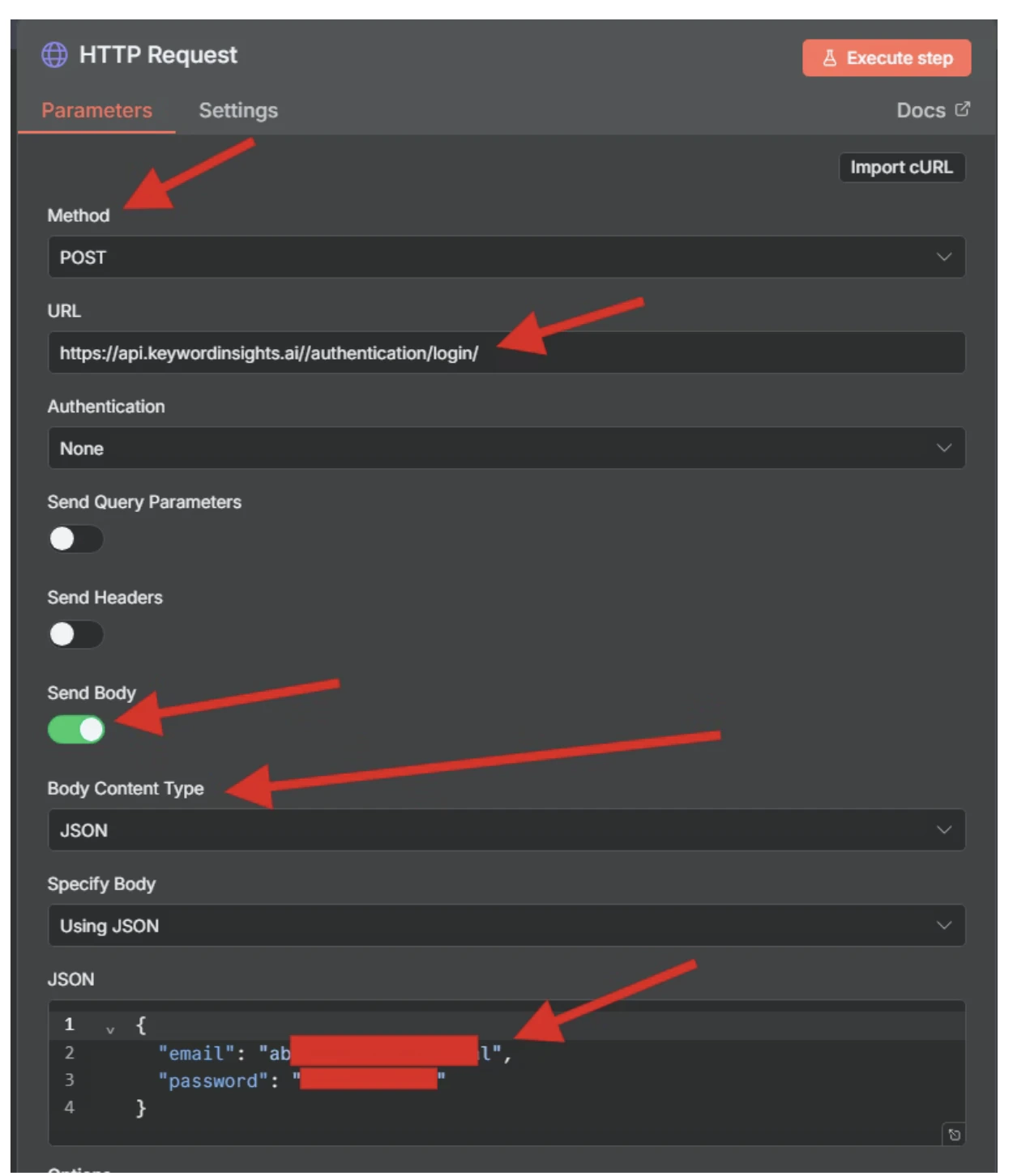 Authentication section in Mintlify