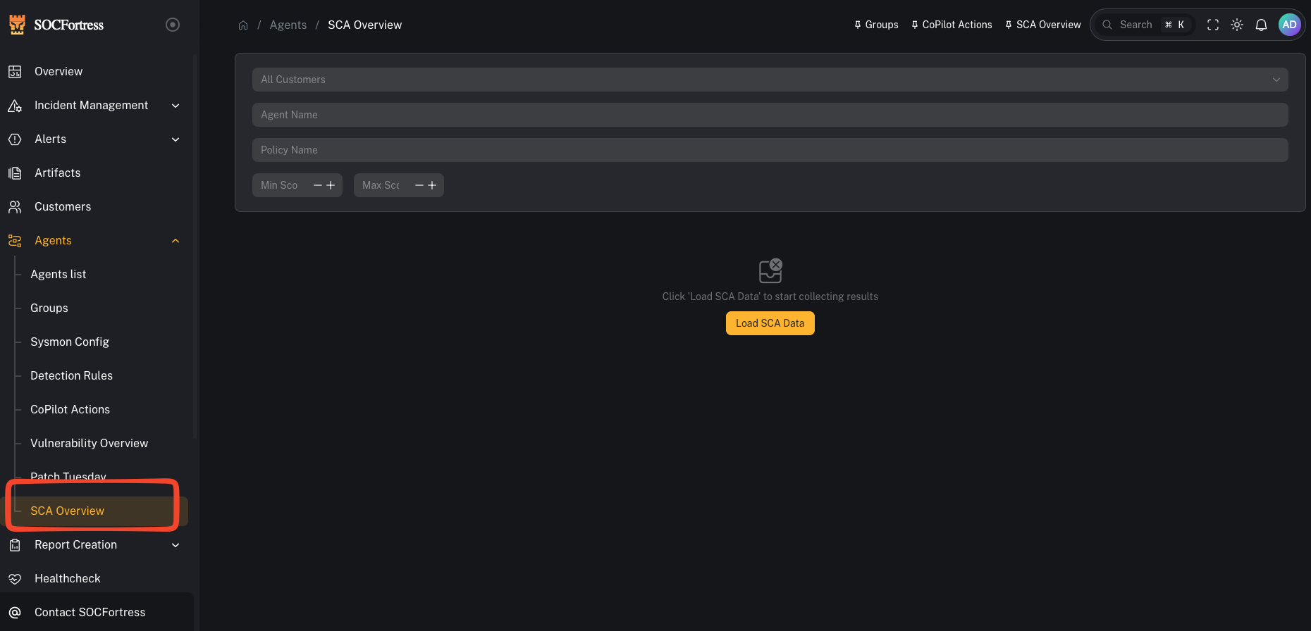 SCA overview - SOCFortress CoPilot