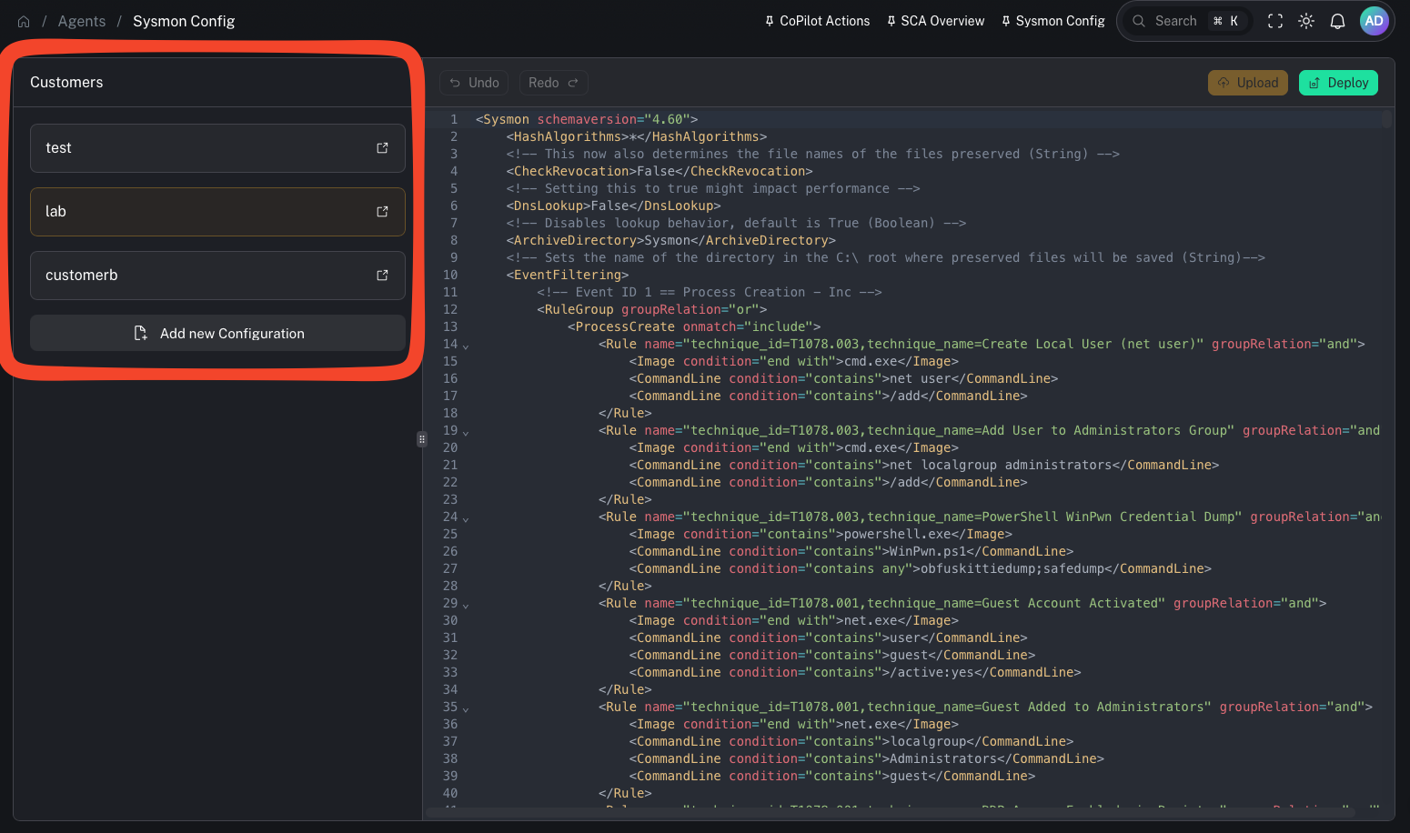 Sysmon config overview (placeholder)