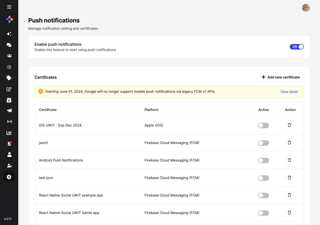 Push notifications overview