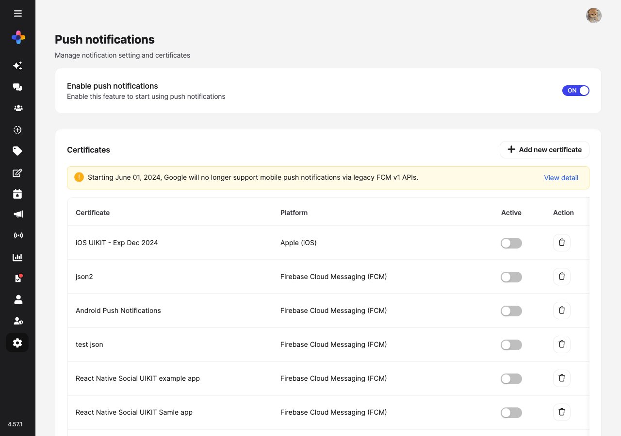 Push notifications overview