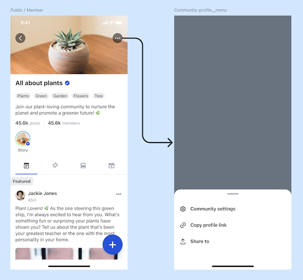 UIKit — Shareable link component