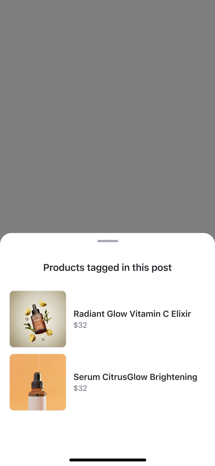 ProductTagListComponent shows products list