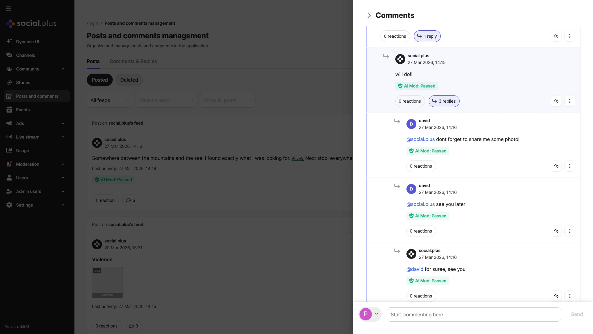 Multi-level comments expanded