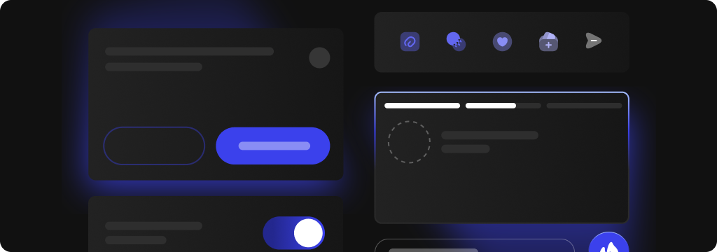 UI Kit Dark Pn