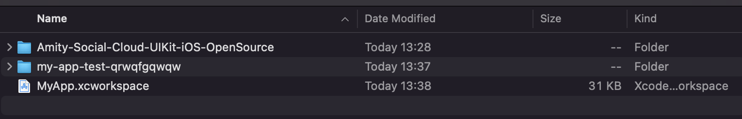 iOS Open Source Project Directory Structure
