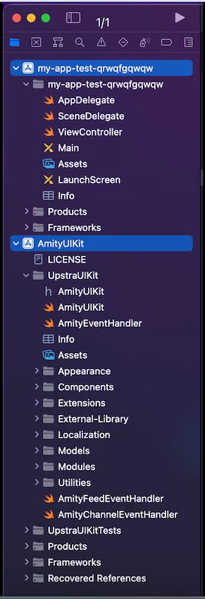 Xcode Workspace Project Structure