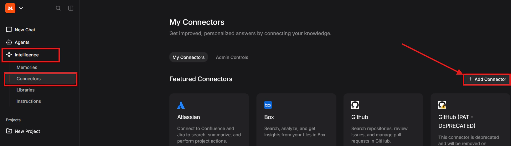 Le Chat Custom MCP Connector configuration