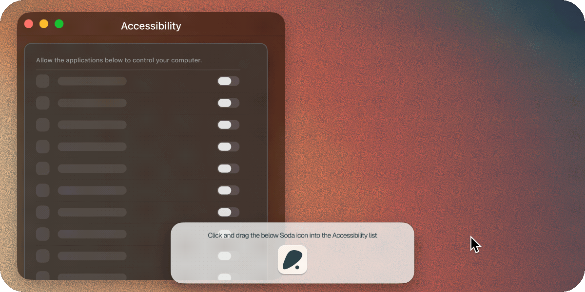 Soda How To Provide Accessibility Permissions On A Mac Soda How To Provide Accessibility Permissions On A Mac